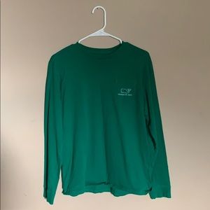 Green Vineyard Vines Holiday Edition Long sleeve